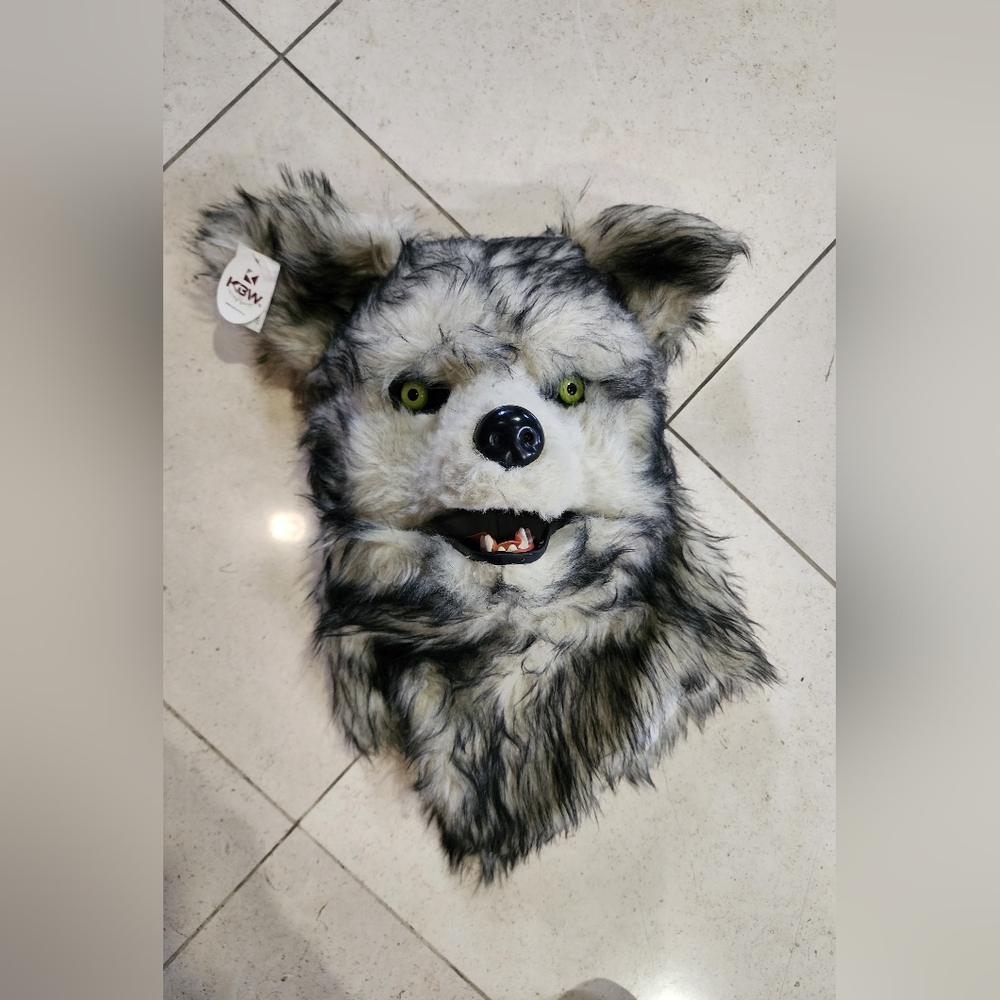 KBW Pullover Wolf Mask Youth/Adult One Size Halloween Costume NWT